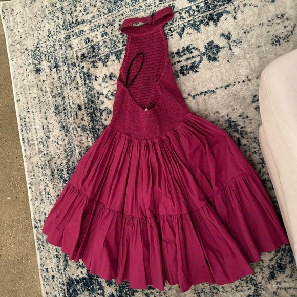 NWT SWF Shirred Halterneck Mini Dress - Picture 9 of 10